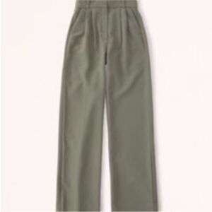 Abercrombie & Fitch Olive Green Sloane Curve Love Pants